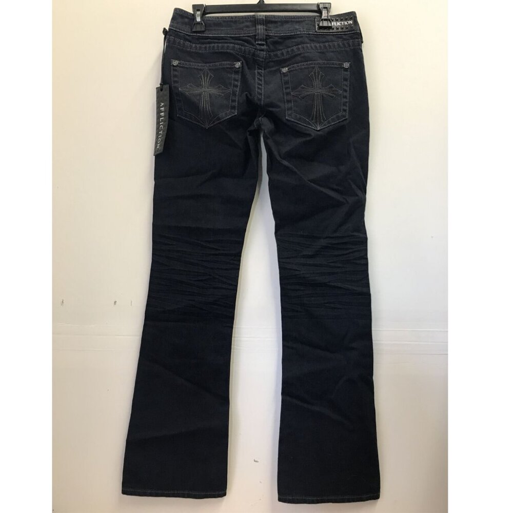 Affliction Black Premium Jade Cross Jeans